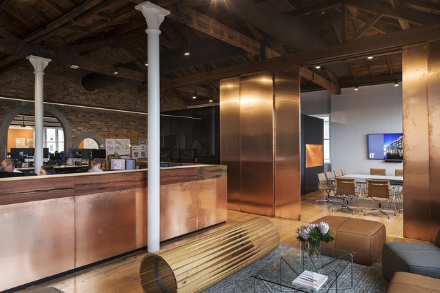 Finalist: Workplace up to 1,000m<sup>2</sup> – Peddle Thorp Studio by Peddle Thorp.