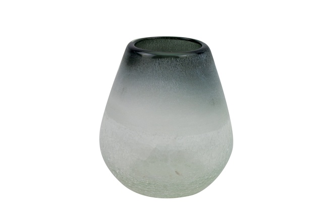 May Time Frosted Glass Vase Grey/Clear Short | $72 from <a
href="http://www.maytime.co.nz/frosted-glass-vase-grey-clear-xidp588699.html" target="_blank"><u>maytime.co.nz</u></a>
