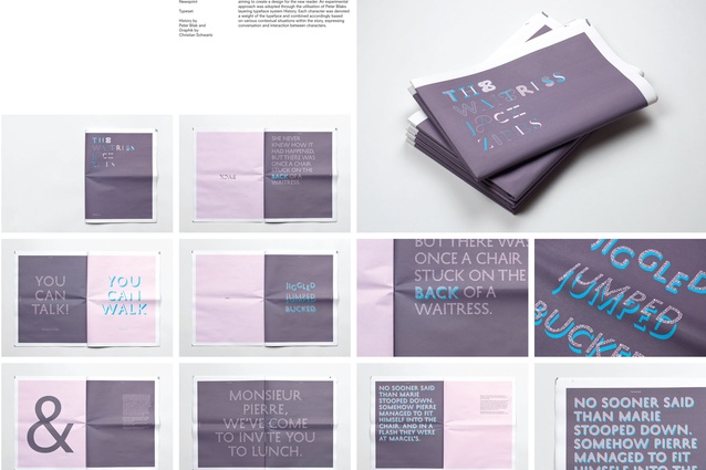 Assessment board – Visual Communication First Prize: Tomas Sabbatucci.