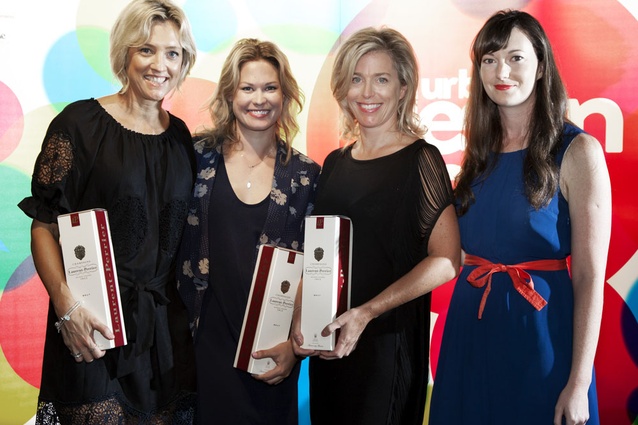 Jacqui Spice, Kathryn Wilson and Coastal Design's Jo Eddington.