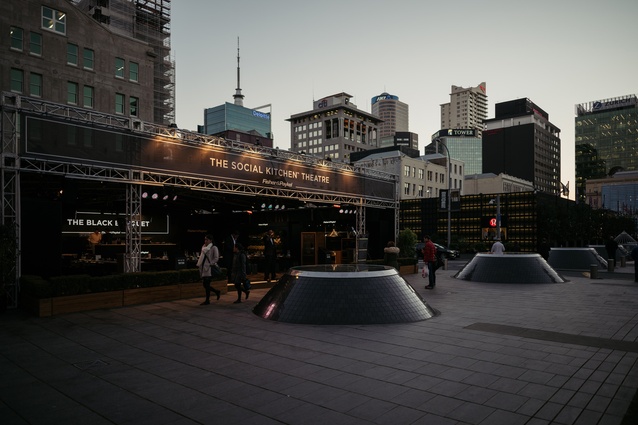 The Social Kitchen Theatre by Fisher & Paykel in Takutai Square, Britomart.