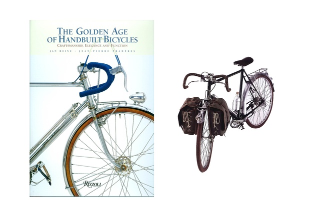 The Golden Age of Handbuilt Bicycles | $67 from
<a
href="http://www.whitcoulls.co.nz/the-golden-age-of-handbuilt-bicycles-craftsmanship-elegance-and-function-978084784444937901" target="_blank"><u> whitcoulls.co.nz </u></a>