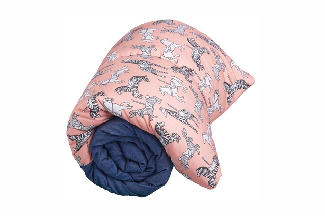 Pink Carousel, children's sleeping bag
|
<a
href="
http://www.undercovernz.co.nz/products.cfm/product/undercover-sleep-bag-pink-carousel" target="_blank"><u> $199 from Undercover </u></a>
