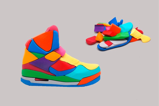 Air Jordan 45 High 3D puzzle by Yoni Alter I $348 from
<a
href="http://shop.yoniishappy.com/product/air-jordan-45-high-3d-puzzle" target="_blank"><u>shop.yoniishappy.com</u></a>