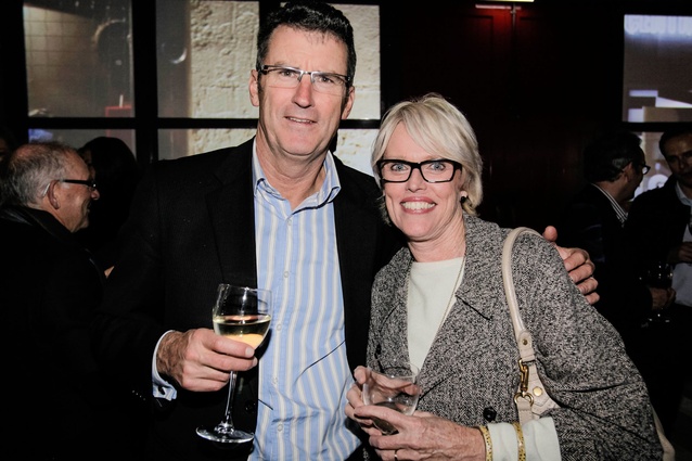 Warren Drinkwater from Cavalier Bremworth with Kathie Valintine from Laminex.