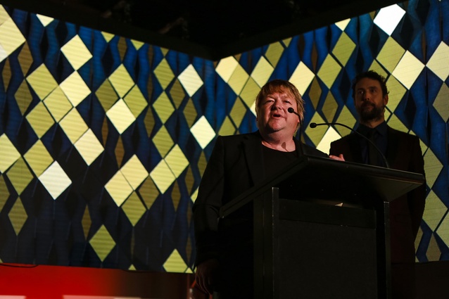 Jeff Fearon of Fearon Hay Architects. Supreme Award winner: Waiheke Island Yacht Club.