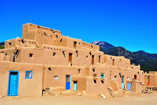 Ancient Multi-Story Adobe Structures Still Inhabited Today