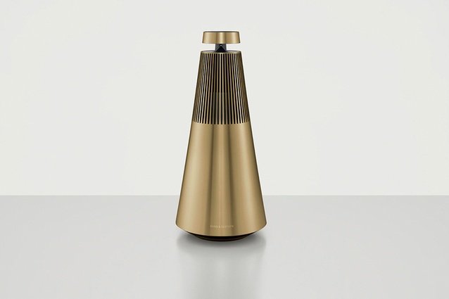 BeoSound 2 speaker system I $2,695 from
<a
href="http://www.bang-olufsen.com/en/collection/wireless-speaker-systems/beosound-2" target="_blank"><u>bang-olufsen.com</u></a>