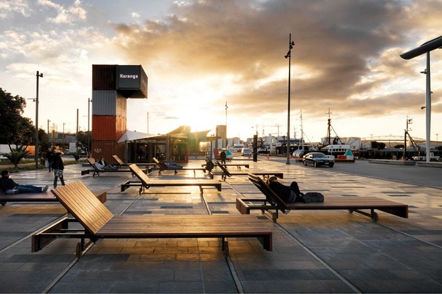 Karanga Plaza and Kiosk by Architectus.