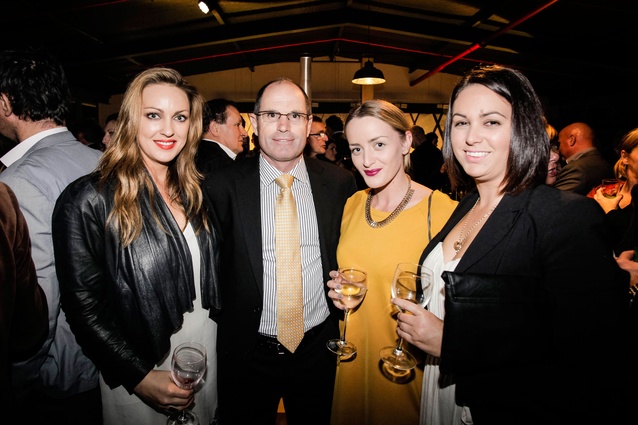 From left: Yvette Collins, Simon Blincoe, Mikayla Flavell-Miller and Karmen Dumper from Resene.