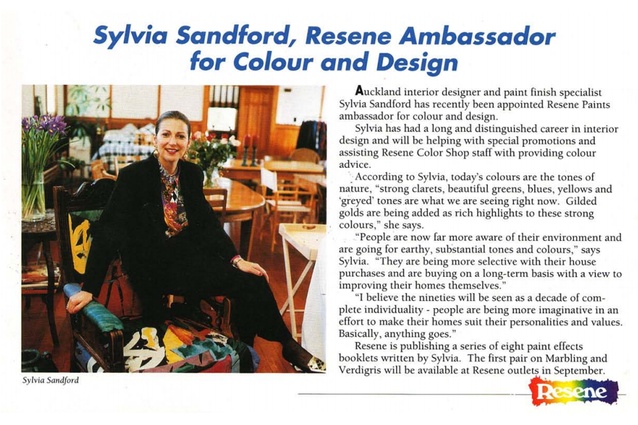 Sylvie Sandford in 1993: " I believe the nineties will be seen as a decade of complete individuality". A fair call indeed.
