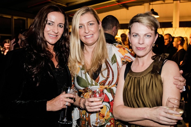 From left: Jo Duggan of Resene, Nicky Duggan and Sonya Cotter.