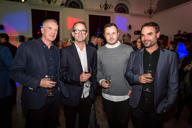 Dr Charles Walker (Future Islands), Hamish Monk (Monk Mckenzie), Glenn Bell (Eighthirty) and Dominic Glamuzina (Glamuzina Architects).