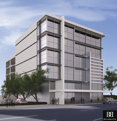 Build date – late 2012. Manchester Street development by DD Architects, 174 Manchester Street. Multi-storey and commercial and retail complex.