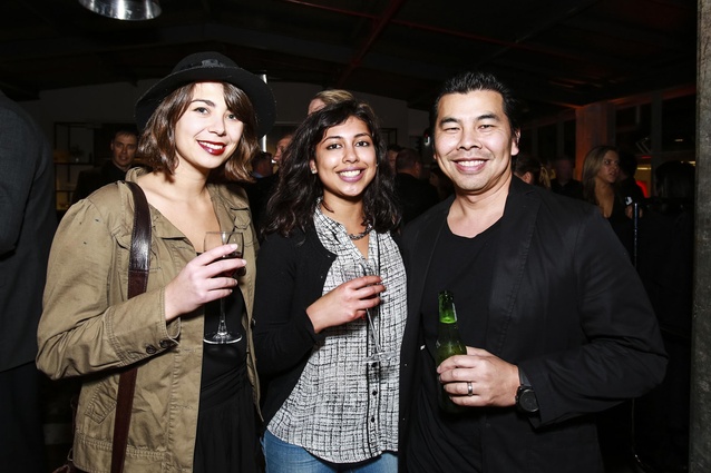 L to R: Margarita Lanev, Mallika Goel and Jef Wong of Designworks