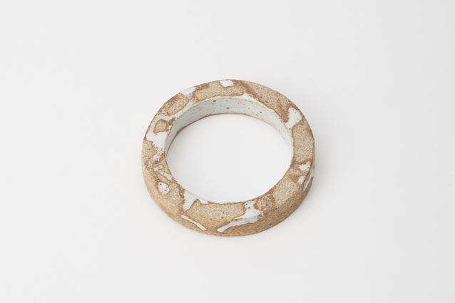 Jujumade splatter thin bangle | <a href="http://shop.douglasandbec.com/jujumade-splatter-thin-bangle/" target="_blank"><u> $88 from Douglas and Bec.</u></a>