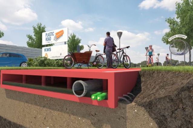 Path to sustainability: plastic roads | Architecture Now