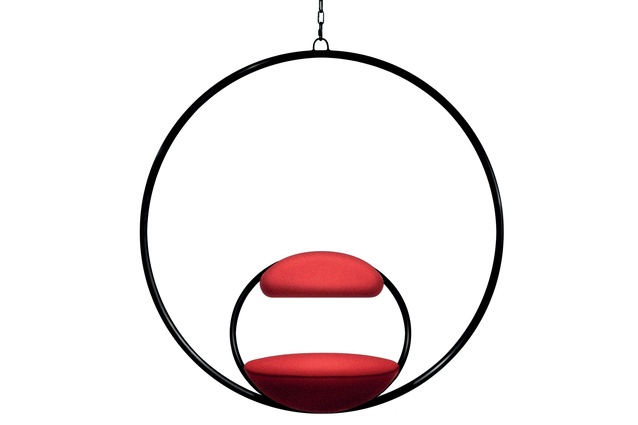 Hanging Hoop chair by Lee Broom I $POA from
<a
href="http://ecc.co.nz/furniture/indoor/seating/hanging-hoop-chair" target="_blank"><u>ecc.co.nz</u></a>