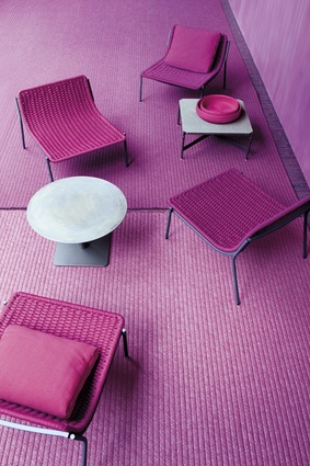 Baia 02 chair by Francesca Rota for Paola Lenti | $POA from <a
href="https://ecc.co.nz/furniture/outdoor/seating/lounge-chair/baia-02-chair" target="_blank"><u>ecc.co.nz</u></a>.