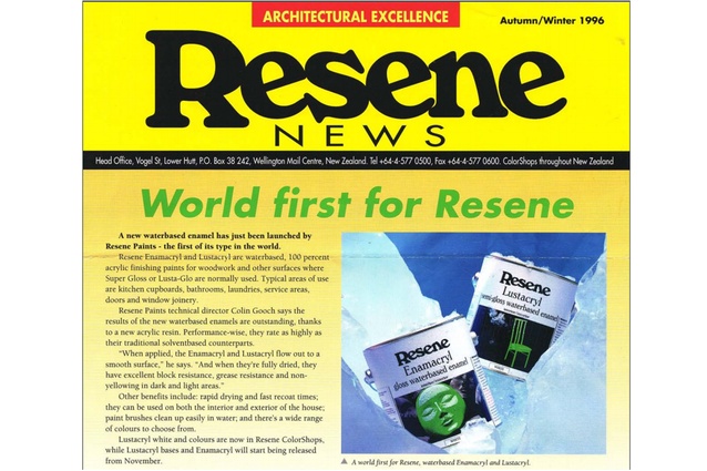 Prior to 1996 waterbased enamel was unknown to the industry.