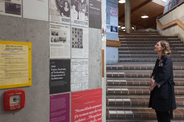 At the opening of the Architecture+Women Timeline (extended) exhibition.