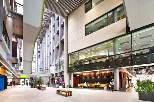 University of Auckland, Grafton Campus - New Boyle Building and Atrium and Refurbishment of Buildings 501, 502, 503, Level G & 1 by Jasmax.