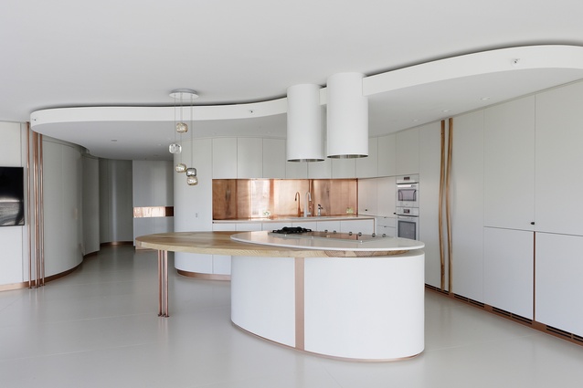 Fluid Apartment by Architecture Saville Isaacs.