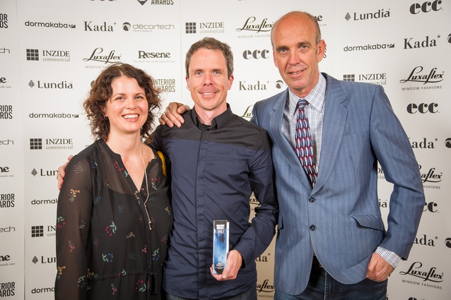 Tracy Lunjevich, Jack McKinney and Bryan Windeatt (McKinney + Windeatt) – winners of both the Supreme Award and Hospitality Award for Amano.